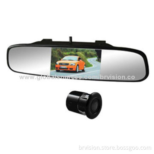 Car rear view system with 4.3-inch aftermarket mirror monitor & wide view angle waterproof cameraNew